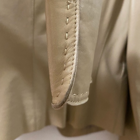 Elie Tahari Leather Jacket - Picture 3 of 8